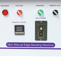 1200W Portable Edge Bander Machine Double Side Gluing Wood Banding Machine 110V