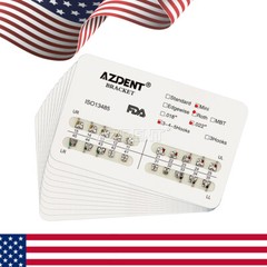 20PCS/PACK Dental Orthodontic Metal Brackets Braces Roth Slot.022 Hooks 345