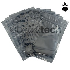 Anti-Static ESD Shielding Silver Zip-Lock Reclosable Bags 3x,5,6,8,10,12″