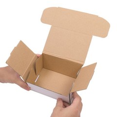 WHITE CORRUGATED MAILERS 6x4x3 50 100 200 Shipping Packing Boxes Mailers