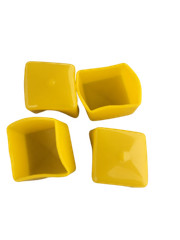 Pack of 10 Yellow End Strut Caps 1-5/8″ Plastic Vinyl Uni-Strut Safety Caps
