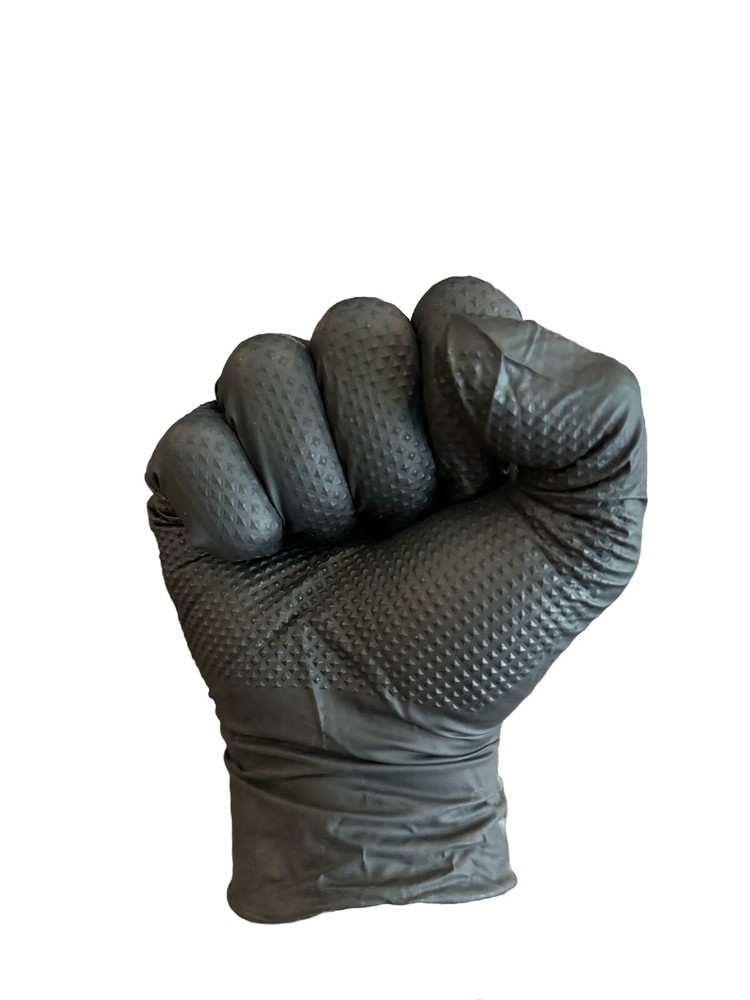 Diamond Grip 8MIL Nitrile Gloves – Black, SIZE: SMALL (Pack of 100)