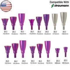 US Dental Healing Abutment fit ITI Straumann Bone Level Closure Caps NC/RC