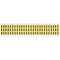 BRADY 3410-8 Number Label,8,1/2in.Hx11/32in.W,Vinyl 32MF40