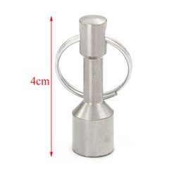 4PCS Keychain Neodymium Magnet for Testing Brass Gold Silver Coins Ferrous Metal