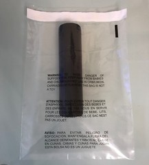 100 12×16 Self Seal Suffocation Warning Clear Poly Bags 1.5 mil – ST ShipMailers
