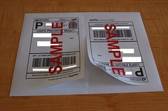 1000 Perforated Rounded Corner Shipping Labels 2 Per Sheet-8.5 x 11Self Adhesive