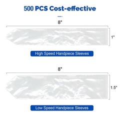 500 pcs /box Disposable Dental Low / Hight Speed Handpiece Sleeves Covers