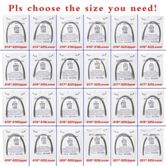 Dental Orthodontic Super Elastic NITI Rectangular Arch Wires Ovoid Form US