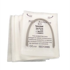 Dental Orthodontic Heat Thermal Activated Niti Rectangular Arch Wires