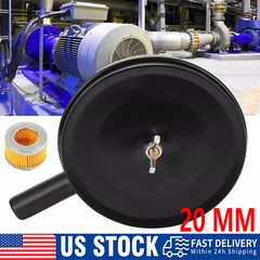 Air Compressor Noise Reducer Silencer Muffler Intake Air Filter Pump Metal Paper