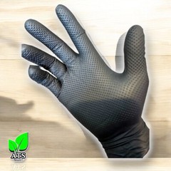Diamond Grip 8MIL Nitrile Gloves – Black, SIZE: SMALL (Pack of 100)