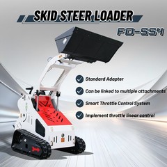 13.5 HP Skid Steer Loader Hydraulic Electric Start B&S ENGINE Orange or White US