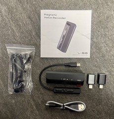 Magnetic Voice Recorder AI Triple Noise Reduction 30 Days Voice Activated 128GB