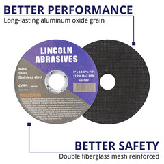 200 Pack 5″ x .040″ x 7/8 Cut-off-Wheels Cutting Discs For Steel & Metal