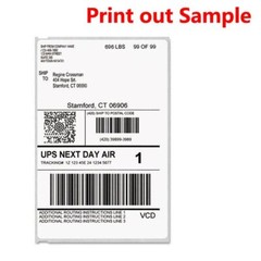 6 Rolls DYMO 4XL Direct Thermal Shipping Labels 4×6 1744907 Compatible 220/Roll