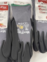 4 Pairs Medium MaxiFlex Ultimate Nitrile Coated Work Gloves Touchscreen 34-874T