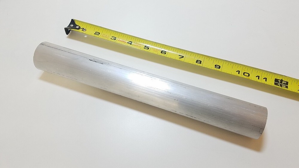 6061 Aluminum Round Bar, 1-1/2″ Round, 11″ long, Lathe, Solid, T6511