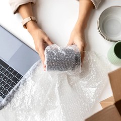 Yens 12 inch x 15 ft Bubble Cushioning Wrap for Moving Boxes Shipping Packing Su