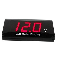 12V Digital LED Display Voltmeter Voltage Gauge Panel Meter Car Motorcycle