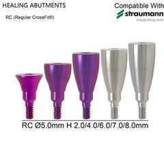 Dental Healing Cap Abutment Straumann ITI BL/BLT Compatible NC/RC Cover Screw