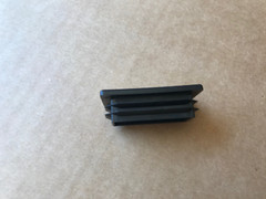 4 Pack – 1″x2″ Tubing Plastic Plug End Cap Rectangular Rectangle 2×1 1×2 Black