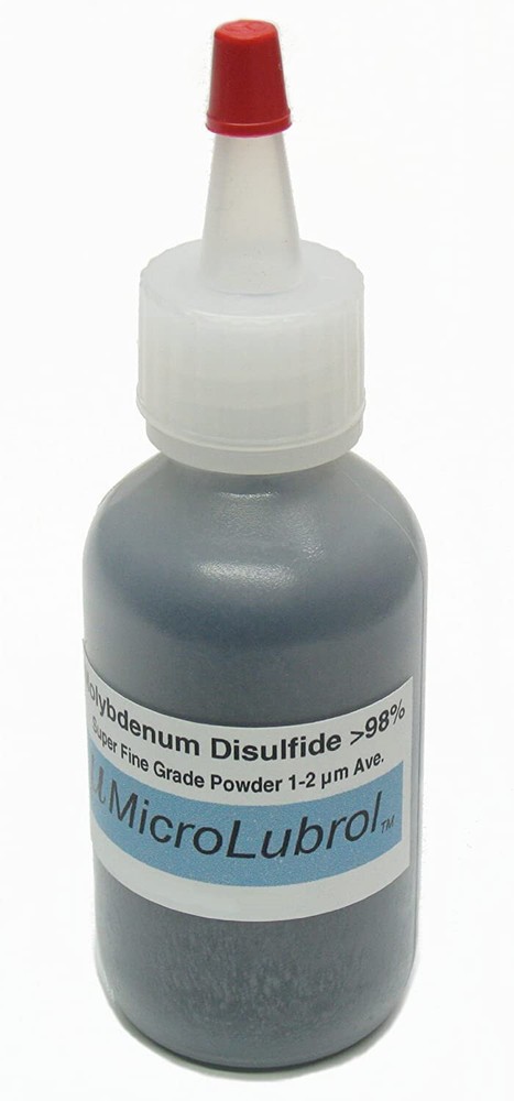 2 oz 57g MICROLUBROL MOLYBDENUM DISULFIDE Moly MoS2 Powder SUPER FINE 1-2 micron