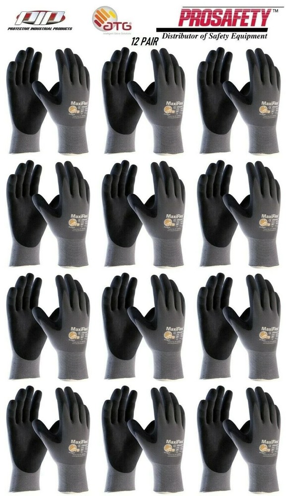XXS 34-874 Maxiflex Ultimate Nitrile Micro-Foam Coated Gloves – 12 PACK