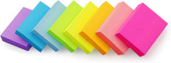 Sticky Notes 1.5X2 Inch Bright Colors Self-Stick Pads 8 Pads/Pack 100 Sheets/Pad