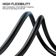 Black Heat Shrink Tubing Tube Dual Wall 3:1 Marine Adhesive Glue Lined