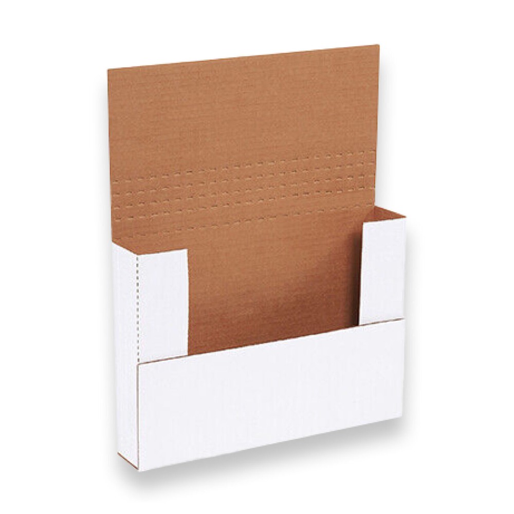 White Easy-Fold Mailers 9 5/8 x 6 5/8 x 2 1/2″ ECT-32B 50/Case