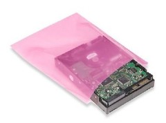 3″x5″ Anti-Static Lay Flat Poly Bags Pink Hard Drives Electronics 2 Mil PAS
