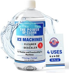 Universal Ice Maker Cleaner & Descaler 16 fl Oz – Ensure Refreshingly Clear Ice