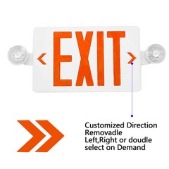 LED Exit Sign lamp & Emergency Light – Dual LED Lamp UL-94 Fire Resistance light