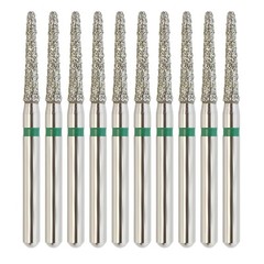 Multi-use Dental Diamond Burs Football Round End Taper Friction Grip FG 368 856