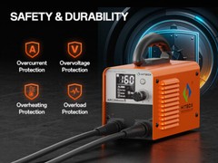 160A Portable 2IN1 Stick IGBT Inverter Welding Machine, 110V MMA/LIFT TIG Welder