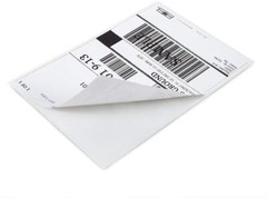 500 4×6 Fanfold Direct Thermal Shipping Labels Blank for Zebra and Rollo Printer