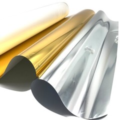 DTF Transfer Film 24in x 65.6ft DTF Foil Film Roll Cold Peel Metallic–Gold