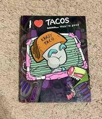 2006 Invader Zim Gir I Love Tacos Journal Notebook Unused Nickelodeon 6”x8”