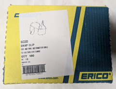 Box of 100 Erico SC2D Snap Clip (100pcs) – New in Box!