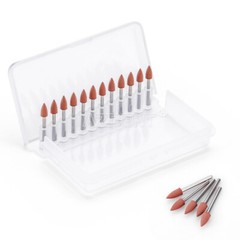 60PCS Dental Polishing Polishers Bur FG 1.6mm Mini Points Brownie Friction Grip
