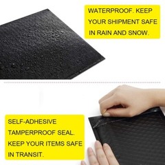 ProLine® 200 Black #2 8.5×12 Poly Bubble Padded Self Seal Envelopes Mailers