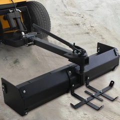 42″ Tow Behind Box Scraper Lawn Tractor Attachments, Box Blade Hitch Tow for ATV