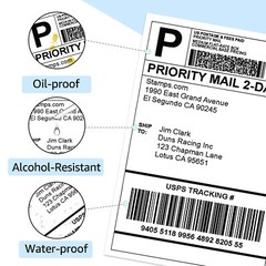 Direct Thermal 2.25X1.25 1000/RL Barcode Labels For Zebra LP2824 TLP2824 LP2844