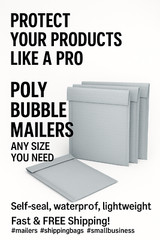 ANY SIZE POLY BUBBLE MAILERS SHIPPING MAILING ENVELOPES SELF SEAL PADDED