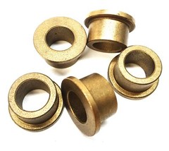 Unbranded 15mm x 22mm O.D x 15mm I.D Bronze Flange(28mm) Bushing [Lot of 5] NOS