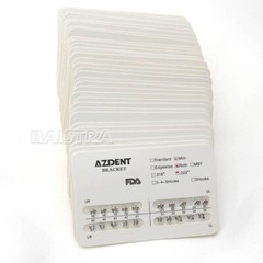 50X Dental Orthodontic Bracket Braces 018 022 Mini Standard Roth Edgewise MBT