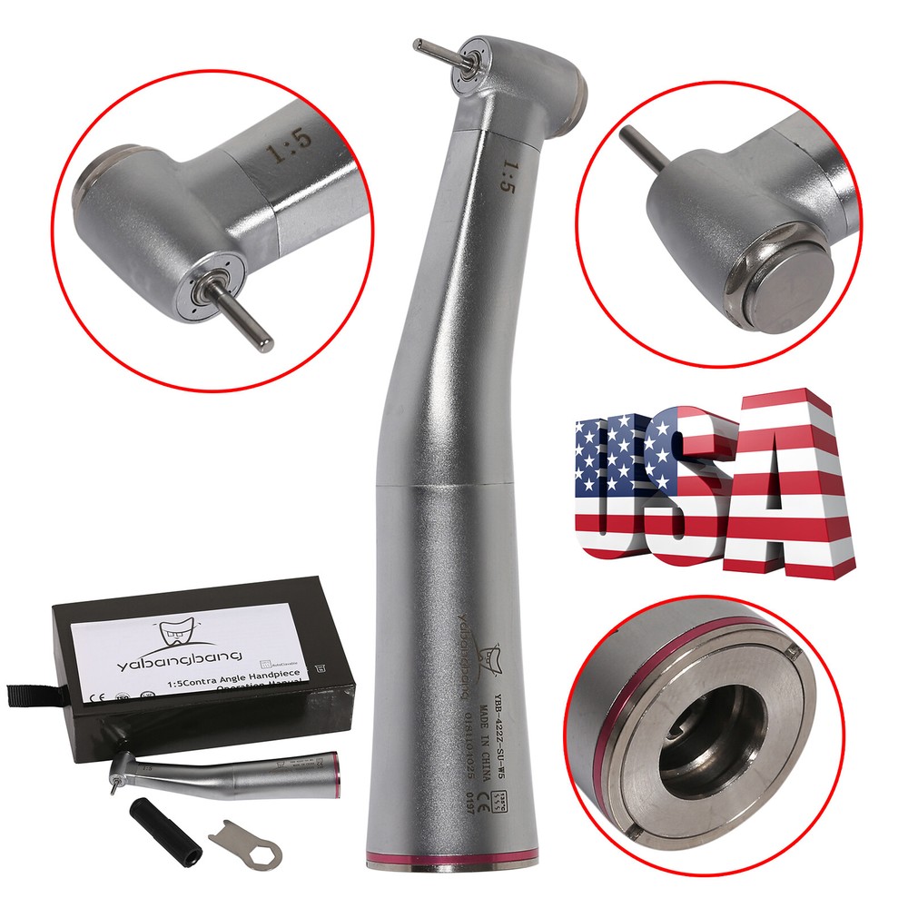 Dental Brushless LED Electric Micro Motor /1:5 Increasing Handpiece US