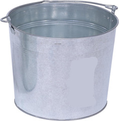 BKT-GAL-500 Galvanized Steel Bucket, 10-3/4″ Depth, 5 Gallon, 44 Pound Capacity