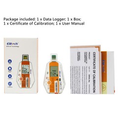 Elitech LogEt 1 TH Temperature & Humidity Data Logger Single Use PDF Report USB